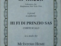 McIntosh Official Certificate