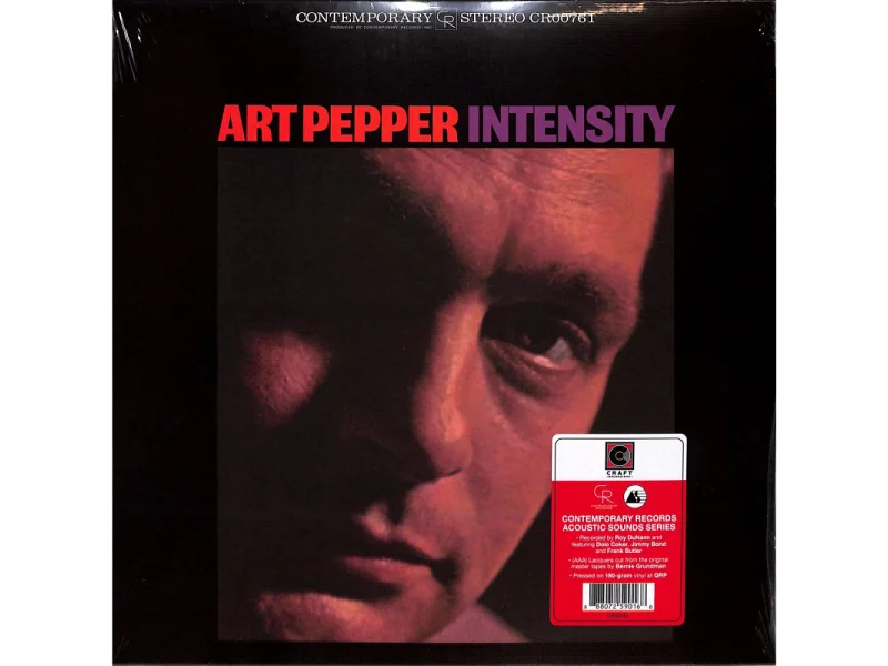 Sound and Music ART PEPPER QUINTET: INTENSITY (CONTEMPORARY RECORD - ACOUSTIC SOUNDS SERIES)