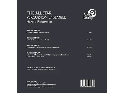 HAROLD FARBERMAN - THE ALL STAR PERCUSSION ENSEMBLE HAROLD FARBERMAN - THE ALL STAR PERCUSSION ENSEMBLE