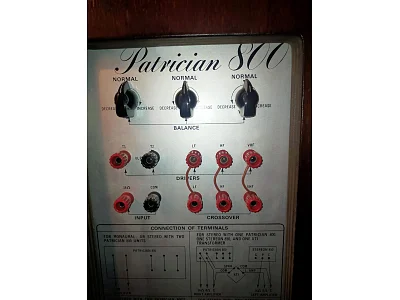 ELECTROVOICE PATRICIAN 800 ELECTROVOICE PATRICIAN 800