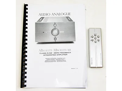 AUDIO ANALOGUE ABSOLUTE AUDIO ANALOGUE ABSOLUTE